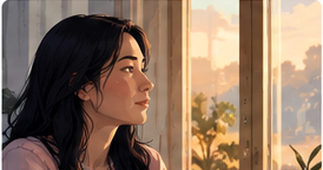 Ilustrasi naratif seseorang yang sedang menata hidup kembali